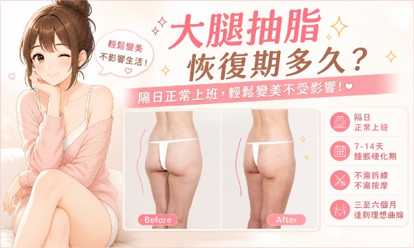 大腿抽脂恢復期dcard真實分享