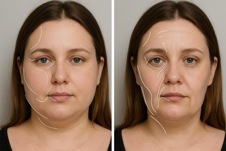 猛健樂臉,減肥臉垮,輪廓修復